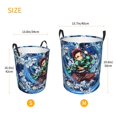 thumbnail image 5 of Demon Slayer Large Laundry Basket With Handle, Collapsible Laundry Hamper, Dirty Clothes Storage Basket For Living Room, Bathroom, Bedroom, College Dorm, 5 of 8