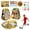 Animal theme, variant on KNMDU 4-in-1 Cornhole Board Set with Bean Bag Toss, Soccer Goal, Safe Darts and Throwing Ball for Kids Ages 3-8