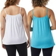 thumbnail image 2 of 32 Degrees Ladies' Bra Top Cami, 2-pack (1560459), 2 of 6