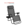 thumbnail image 1 of Silla Tipo Camastro Plegable Tecnologia Gravedad Cero Reclinable gris 6.49 pulg Elly Decor SO-SGC-BK, 1 of 10