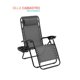 thumbnail image 1 of Silla Tipo Camastro Plegable Tecnologia Gravedad Cero Reclinable gris 6.49 pulg Elly Decor SO-SGC-BK, 1 of 10