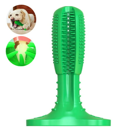 Non Toxic Rubber Dog Toothbrush Toy Bite Resistant for Teeth