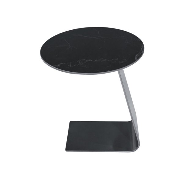 Mesa Lateral Lincium Negro - Kessa Muebles