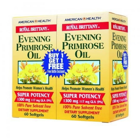 American Health American Health Evening Primrose Oil - 1300 mg - 60+60