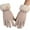 Khaki*, variant on ZACPNCV Women Reflective Zipper Gloves Plush Thick Warm Windproof Cycling Driving Electric Car Skiing Outdoor Gloves Khaki