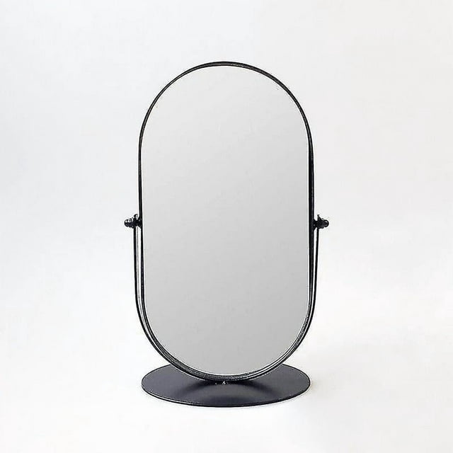 Tocador Mirror Face New Nordic Style Beauty, negro