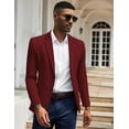 thumbnail image 3 of COOFANDY Blazers for Men Slim Fit Casual Suit Blazer Jackets Two Button Lightweight Sport Coats, 3 of 5