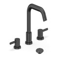 thumbnail image 1 of Matte Black Widespread Bathroom Faucets for Sink 3 Hole, 8 Inch 2 Handle Faucet for Bathroom Sink with Pop Up Drain and cUPC Lead-Free Faucet Supply H, 1 of 5