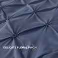 thumbnail image 2 of UlikTree Solid Duvet Cover - Soft Floral Pinch Comforter Covers with 2 Shams for All Seasons, 2 of 7