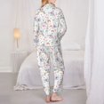 thumbnail image 6 of Goofa Cute Koala Printed Women’s 2 Piece Pajama Set Super,Pajamas Women's Long Sleeve Sleepwear Soft Button Down Loungewear Pjs Lounge Set Nightwear-Large, 6 of 9