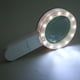 thumbnail image 4 of Lupa con 12 luces LED, lupa de lectura con doble lente de vidrio de 30x y luz de mano, 4 of 5