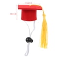 thumbnail image 2 of SWETRACE 4Pcs Assorted Color Dog Graduation Hats Adjustable Strap Pet Costume Photo Prop Accessories, 2 of 8