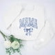 thumbnail image 2 of Penkiiy Mujeres de manga larga Mama Sudaderas de cuello redondo Suéter de cuello suelto blusa ligera Tops S Blanco, 2 of 7