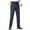 Dark Gray, variant on L-5XL Men's Fleece Lined Warm Trousers Straight Leg Pants High Waist Pant Business Work Trouser with Pockets