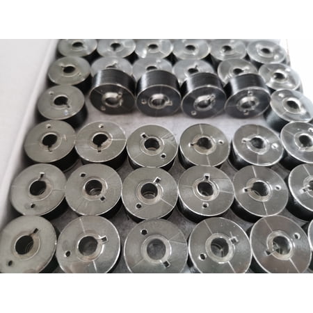 Prewound bobbins, Plastic Sided, Size A, Style A, Class 15, 15J, SA156, 144pcs, Black Color, 100% Polyester, 75D/2
