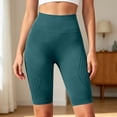 thumbnail image 5 of Kingdiese Womens Seamless Yoga Shorts Control High Waist Fitness Shorts Lifting Workout Bottoms Yoga Shorts Women Long, Size XXXXL, 5 of 8