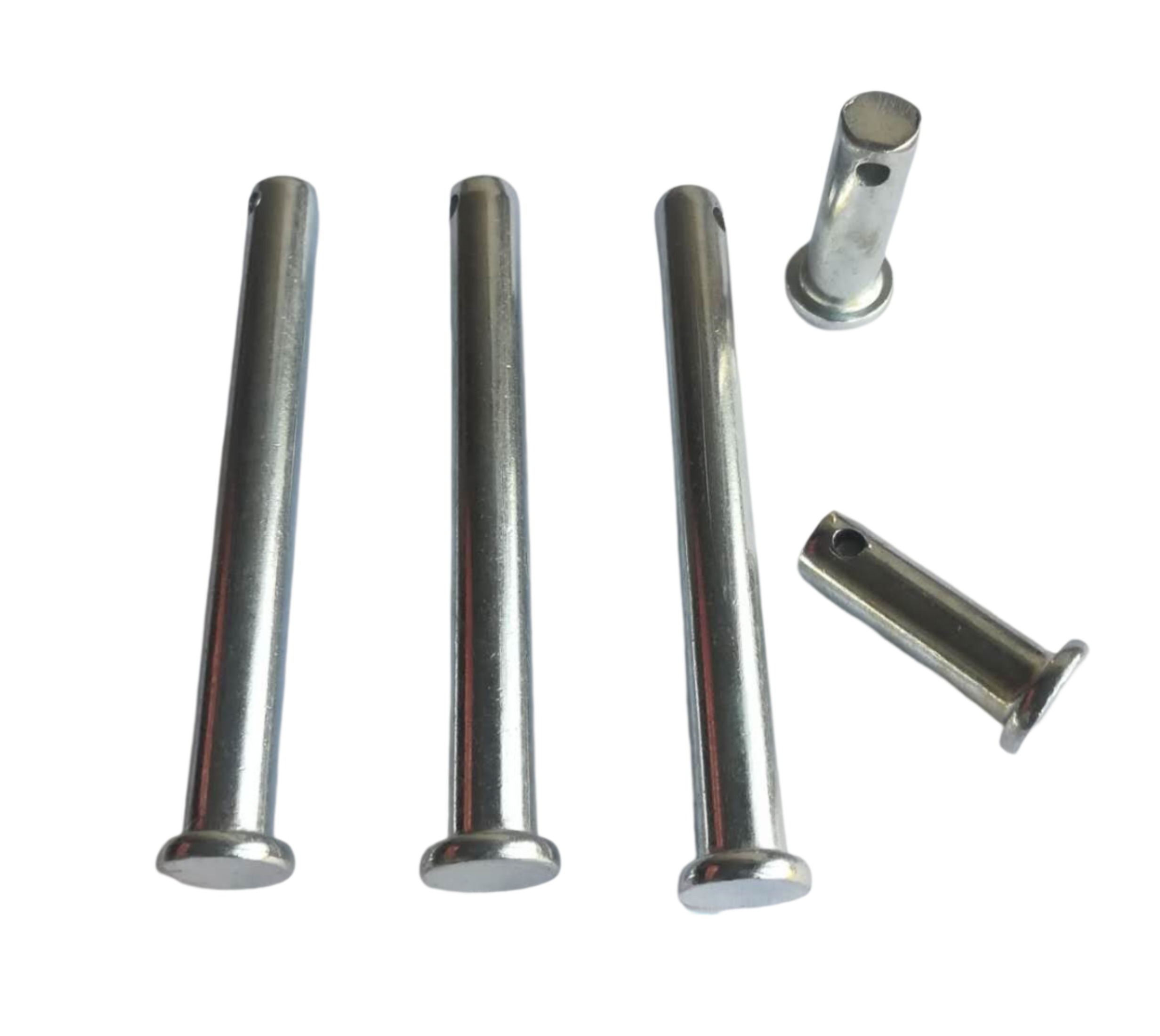 2 Pcs Galvanized Pin Positioning Pins, for Mechanical Equipment Electronic Accessories 25X110mm.