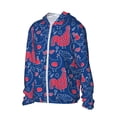 thumbnail image 2 of Easygdp Chicken and Rooster Lightweight Long Sleeve Sun Shirt Sports long-Sleeved Sun Protective Clothing, Quick Drying Breathable - Large, 2 of 9