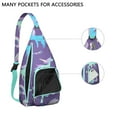 thumbnail image 2 of Unicorn Fantasy Sling Backpack – Mystical Rainbow Crossbody Bag for Teens, Lightweight Travel Shoulder Bag for Hiking & Everyday Use, 2 of 4