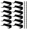 thumbnail image 6 of Car Model Wall Mount Toy Car Wall Bracket Wall Mount Storage Car Models Showcase Black 15 Pcs, 6 of 8