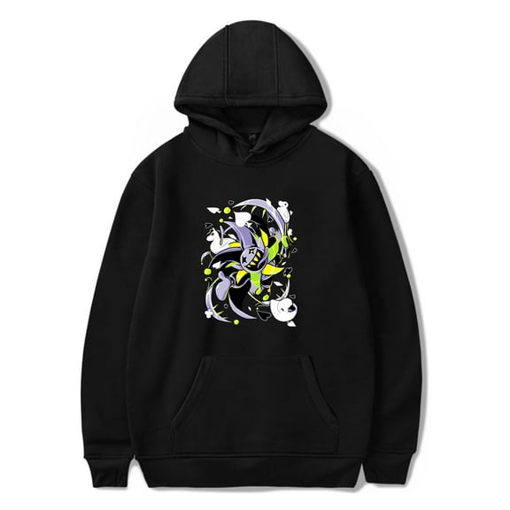 Deltarune The World Revolving Hoodie Men's Hip Hop Printing Pullover Hooded Sweatshirts