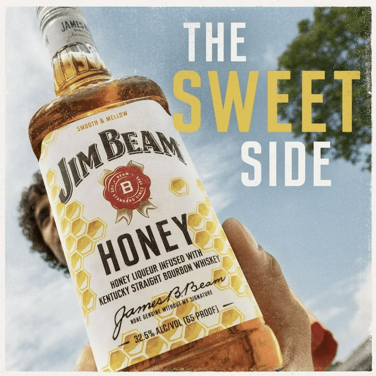 Jim Beam Honey Flavored Whiskey, 10 Pack 50 ml PET Bottles, 33