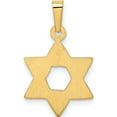thumbnail image 5 of 14K Yellow Gold Star Of David Pendant (23 X 13) Made In United States xr419, 5 of 6