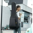thumbnail image 6 of Folk Acoustic Guitar Gig Bag Soft Case, Waterproof Padded Gig Bag for 39 40 41 inch, 6 of 6