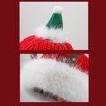 thumbnail image 6 of Womens Christmas Hat Plush Fur Knitted Funny Cute Winter Warm Beanie Hats Acrylic New Year Xmas Festive Gift, 6 of 7