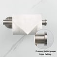 thumbnail image 3 of Toilet Paper Holder,Brushed Nickel,Wall Mount, Upgraded Adhesive Toilet Roll Holder,no Drilling,Bathroom Washroom, 3 of 5