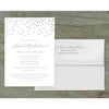 Gold Dots Deluxe Birthday Invites