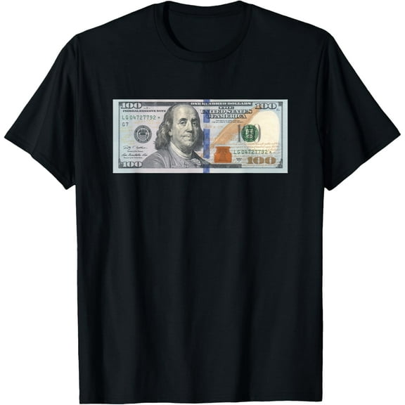 The Official $100 Dollar Bill Baller design T-Shirt