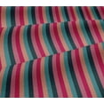 thumbnail image 6 of oneOone Viscose Jersey Teal Green Fabric Stripes Craft Projects Decor Fabric Printed By The Yard 60 Inch Wide-5A, 6 of 6