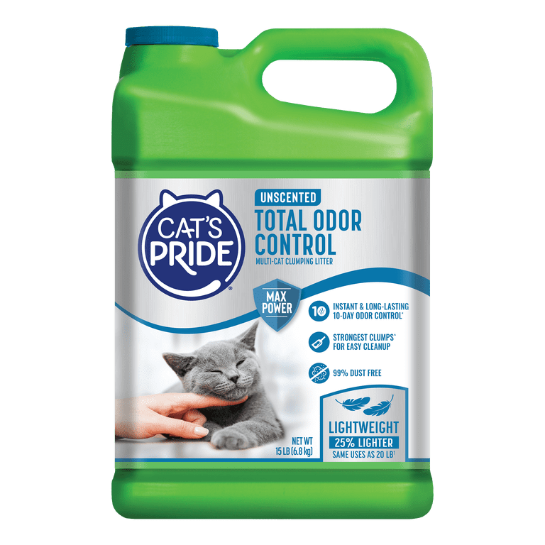 Cat's Pride Max Power Total Odor Control, 15 lbs photo 1
