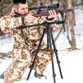 thumbnail image 6 of Trakiom Hunting Shooting Tripod with Dual Frame for R/ifle, 24-42.5'' Adjustable Height Hunting Tripod for Outdoors Ground Blinds, 6 of 7