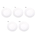 thumbnail image 4 of 10 Pieces Paper Round Plates Camping Birthday Patios Yard Meat Dinnerware Set Stackable Hiking Backpacking Tableware Campers Accessories 6 Inch, 4 of 9