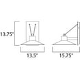 thumbnail image 4 of Maxim Lighting - LED Outdoor Wall Sconce - Outdoor Wall Mount - Civic-Large, 4 of 5