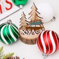 Weis 30pcs Christmas Tree Decoration Colored Drawing Ball Home Decor
