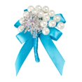 thumbnail image 4 of Artificiales Boutonniere Novios Ramilletes De Flores Nupciales Suministros Macarena Ramillete de ramo de novia, 4 of 8