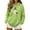 P52-NSLGXD Green Cute Hoodies Women, variant on NSLGXD Cute Ghost Graphic Hoodies for Women Fall Halloween Oversized Pocket Hooded Sweatshirt Fashion Loose Long Sleeve Casual Baggy Pullover Tops S-XL