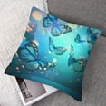 thumbnail image 7 of PIKWEEK  Butterfly Farmhouse Throw Pillow Covers, Wild Butterflies Set of 2 Cushion Case Pillow Cover for Bed  Couch Square Throw Pillowcases for Men Women Multiple specifications&nbsp; White, 7 of 7