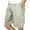 White, variant on Dagugfen Cargo Mens Shorts Summer Elastic Waist Drawstring Loose Outdoor Sports Shorts with Pockets