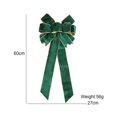 thumbnail image 3 of Lazo Grande de Navidad Macarena Colgante Artesanal Creativo Verde, 3 of 8