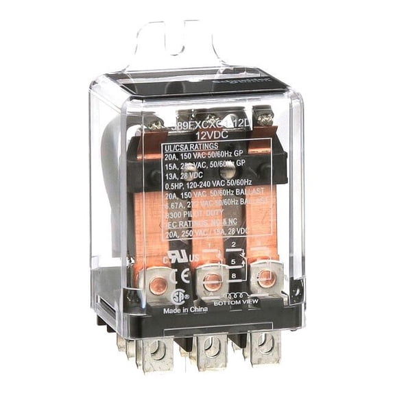 Schneider Electric EnclosedPower Relay, 12VDC, 3PDT, 11Pins 389FXCXC1-12D