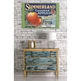 thumbnail image 3 of Summerland, BC, Canadian Apples, Vintage Label (24x36 Giclee Gallery Art Print, Vivid Textured Wall Decor), 3 of 3