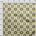 thumbnail image 2 of oneOone Polyester Lycra Dark Olive Green Fabric Geometric Block Craft Projects Decor Fabric Printed By The Yard 56 Inch Wide, 2 of 4