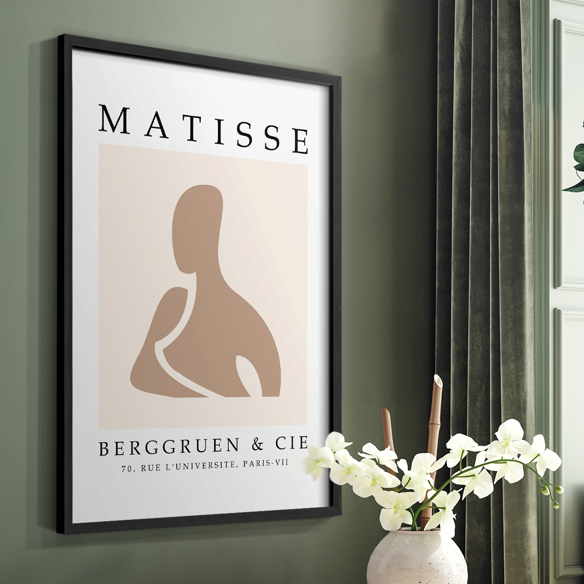 Matisse CI Framed Print - Solid Wood