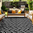 thumbnail image 1 of Tapis d'Extérieur Tapis d'Extérieur en Paille Plastique pour Patio Tapis Réversible d'Extérieur pour Camping Terrasse VR x Tapis de Zone Balcon Porche Cour Arrière et, 1 of 9