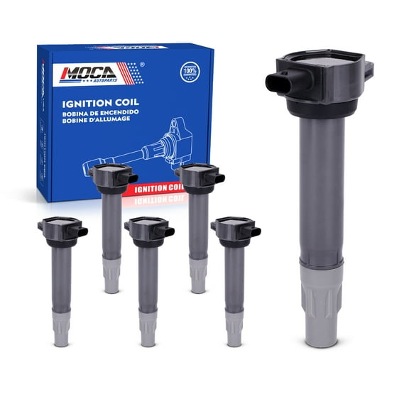 MOCA AUTOPARTS 6x Ignition Coils Fit for 2006-2010 Chrysler 300 2.7L 3.5L & 2008-2010 Dodge Avenger 2.7L 3.5L & 2009-2010 Volkswagen Routan 4.0L