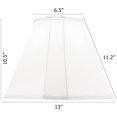 thumbnail image 3 of GO&SO Set of 2 Offwhite Linen Lampshade Bell Lamp Shades,6.5"Top x 13"Bottom x 11.2"Slant Height x 10.5''Vertical Height,Traditional Lamp Shade for Table & Floor Lamps -Hand Crafted -Spider Fitter, 3 of 18